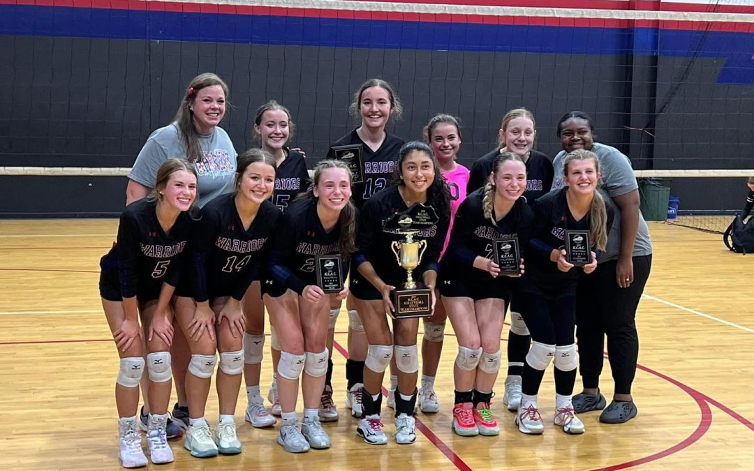 CCA Volleyball wins 2024 KCAC Tournament!